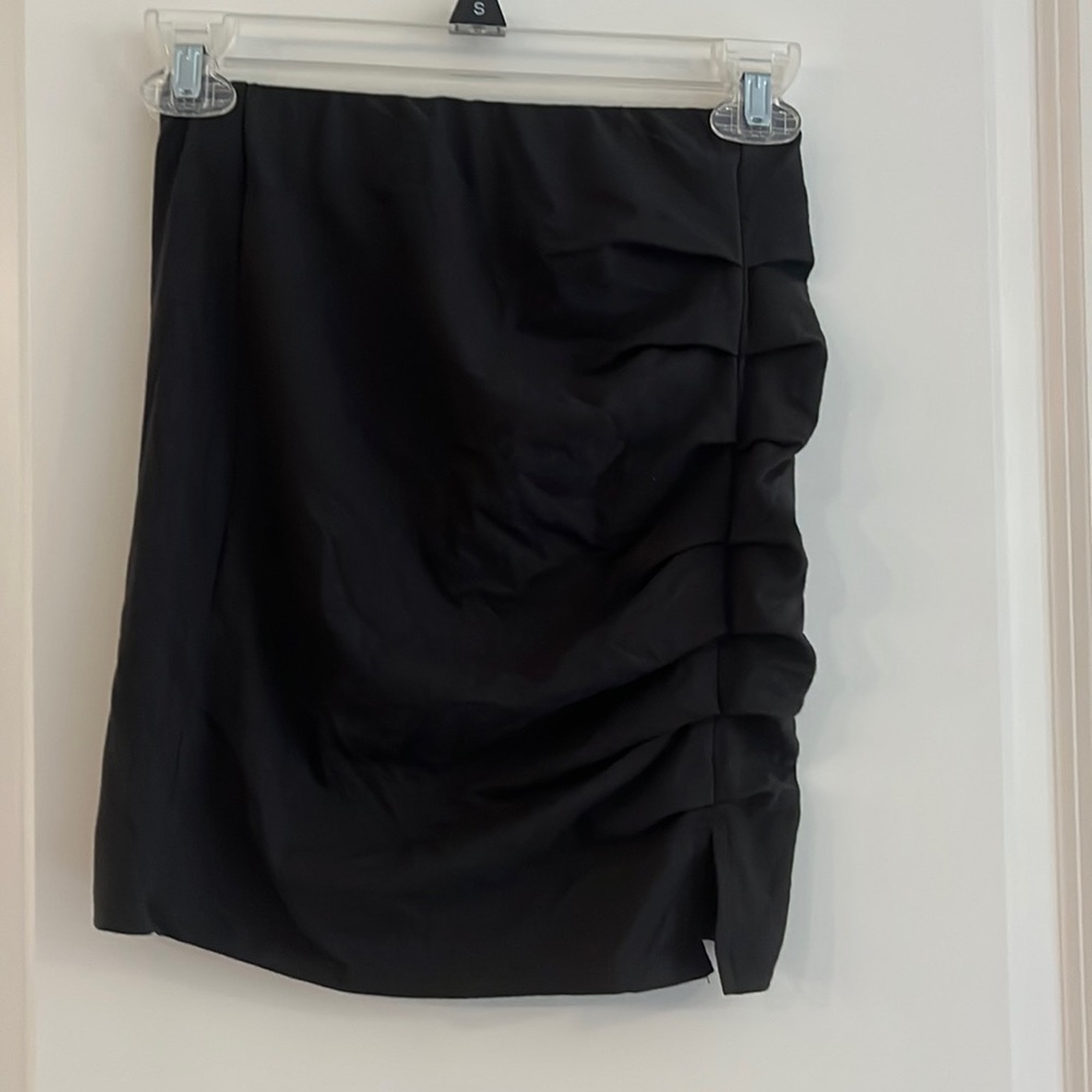 Ruching Mini Skirt
